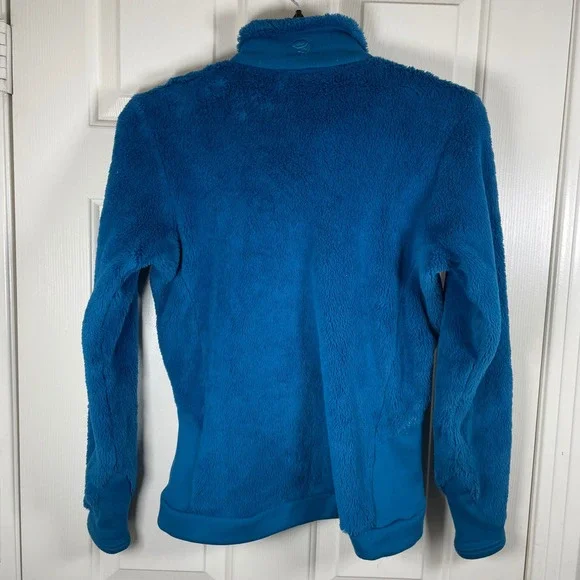 Mountain Hardwear Zip‎ Polartec Thermal Pro Fleece Jacket Teal Blue Women Small - Picture 4 of 8